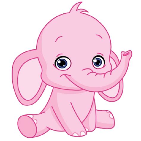 pink baby elephant png
